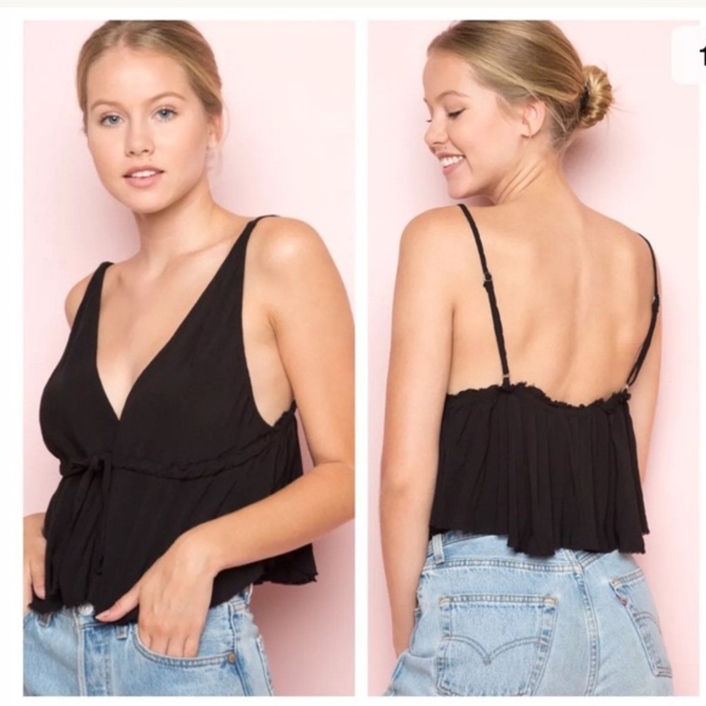 Brandy Melville Riley tank top black